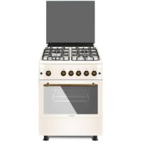 Κουζίνα Αερίου με Φούρνο 64Lt και 4 εστίες Calfer Gas F6TX40GF-BG