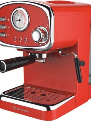 Μηχανή Espresso Retro Morris Κόκκινο R20808EMR