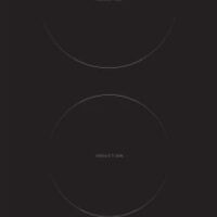 Εστία induction 2 Θέσεων (Domino) Midea MIH350D157K0