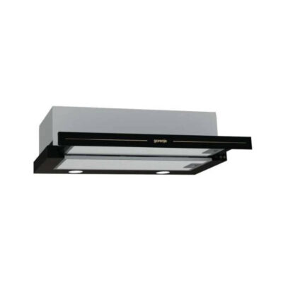 Black 60cm Gorenje BHP62CLB Sliding Extractor Fan Black 60cm