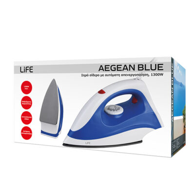 Ξηρό σίδερο AEGEAN BLUE LIFE 1300W.