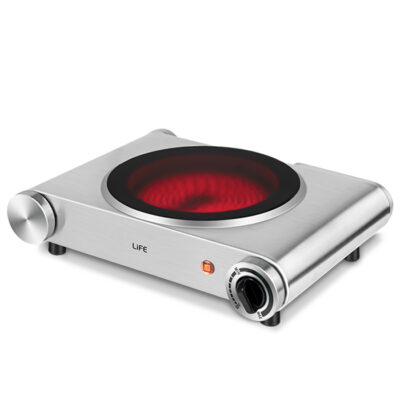 Επιτραπέζια ηλεκτρική κεραμική εστία LIFE CERAMICA Single 1200W