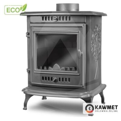 Energy efficient wood stove 6.8kW made of Mandemi P10 ECO - KAWMET