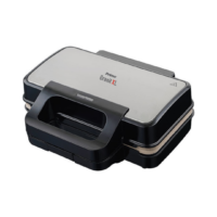 Toaster PRSM-40383 Primo 2 Positions XLong Ceramic "marble" grill removable plates