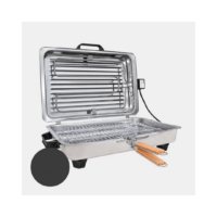 Roller Kappatos 20105 Tabletop Electric Grill 800W Stainless Steel with Lid