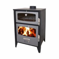 STAR STOVES Steel Wood Stove with Oven ST220