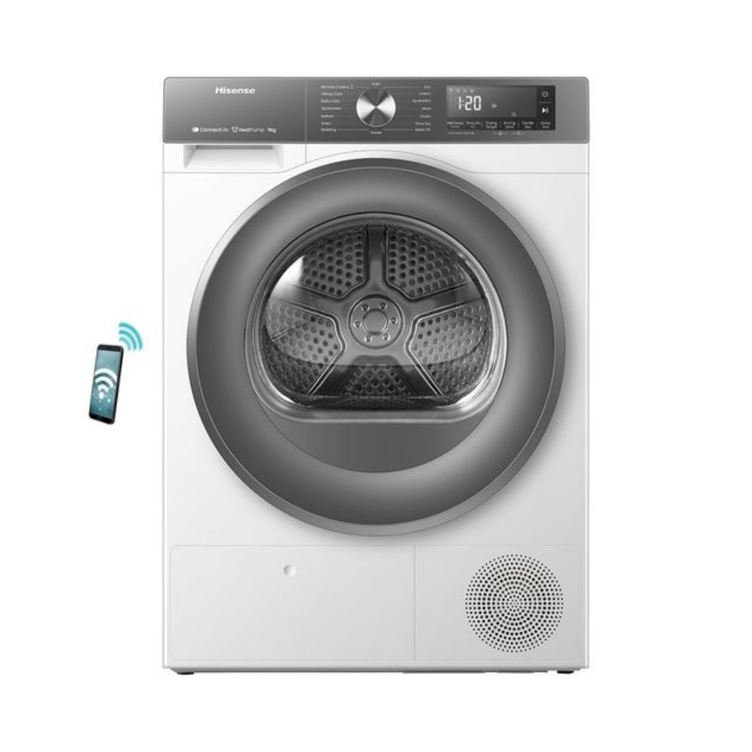 Hisense DH3S902BWCC 9Kg Στεγνωτήριο C