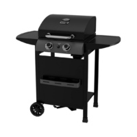 Bormann BBQ6020 Ψησταριά Υγραερίου Μαντεμένιας Σχάρας 48x42εκ. με 2 Εστίες 6kW