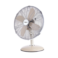 Ανεμιστήρας Επιτραπέζιος PRΤF-80577 Primo 12'' 30εκ. Μεταλλικός Κρεμ